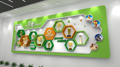 企业公司单位文化背景logo形象墙 