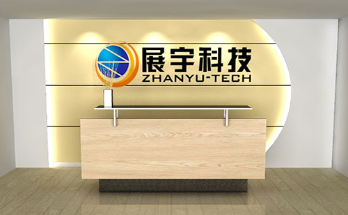 科技公司logo墙设计效果图